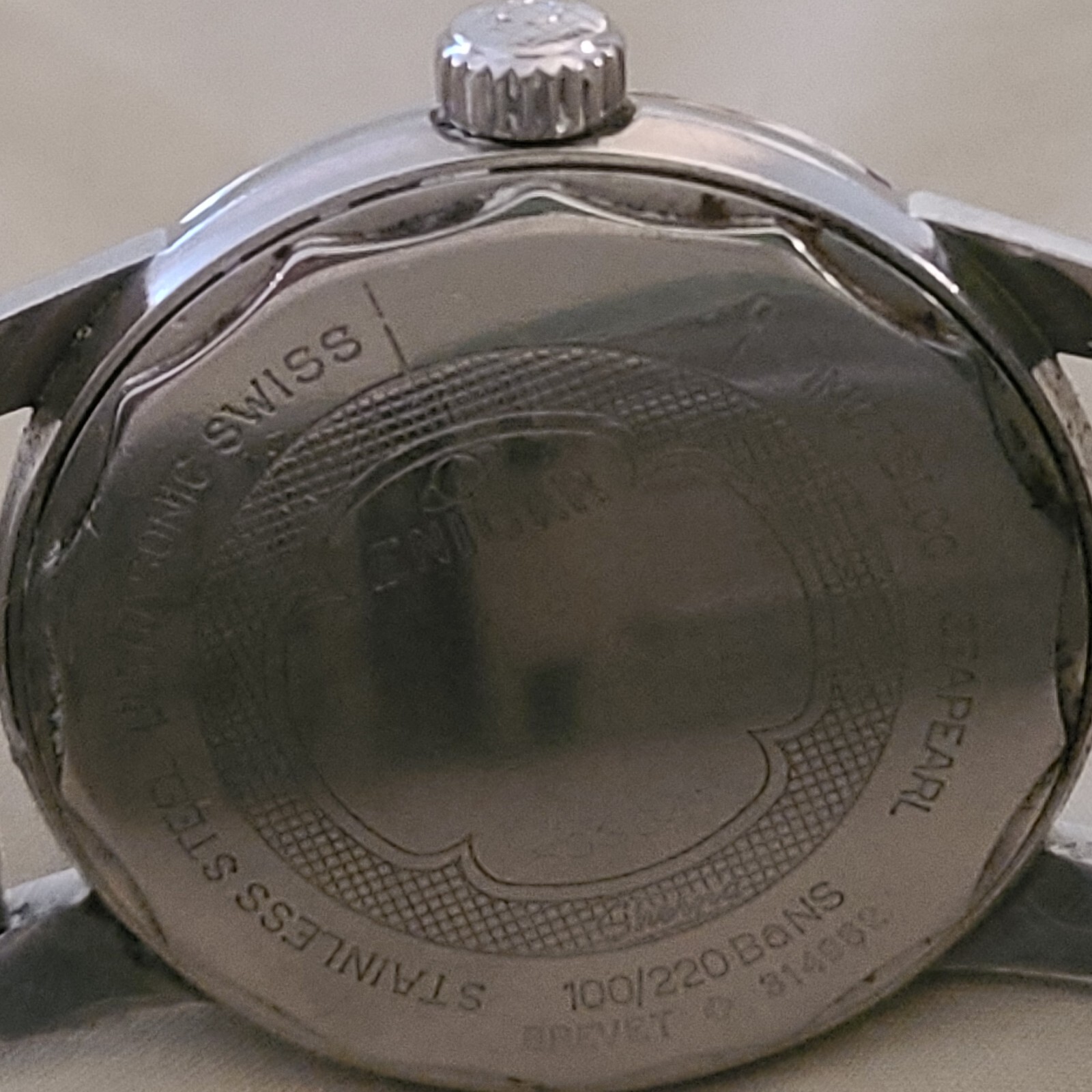 Vintage Enicar Sea Pearl 600 Dive Watch super Compressor EPSA case ultrasonic