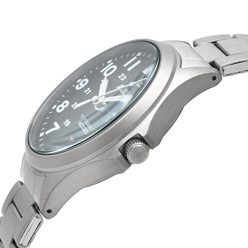 SEIKO ALBA AQPJ402 Titanium Analog Quartz Watch Black Dial 38mm