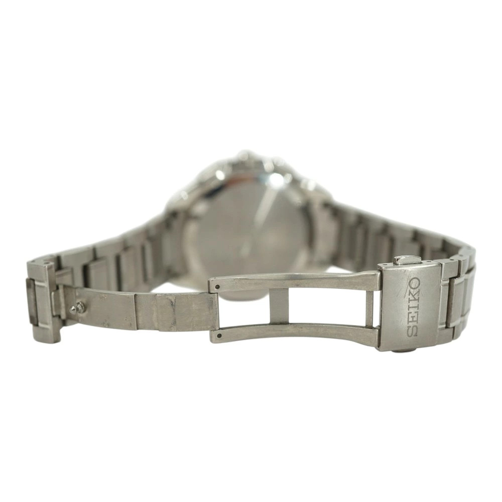 Seiko Flight Expert 8B63-0AB0 Titanium Men’s Watch Sapphire Glass Used