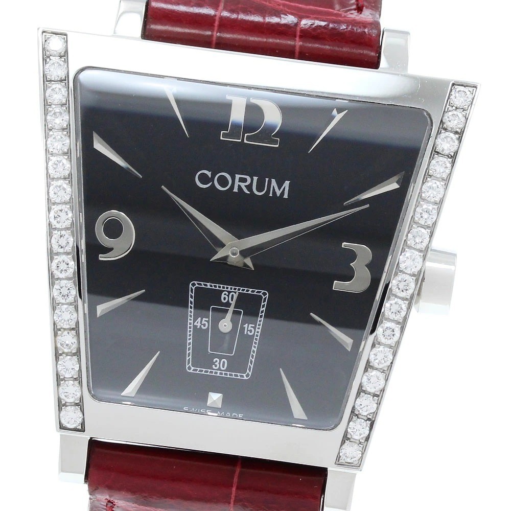 Corum Trapeze Diamond Bezel Small Second Quartz Watch BN69