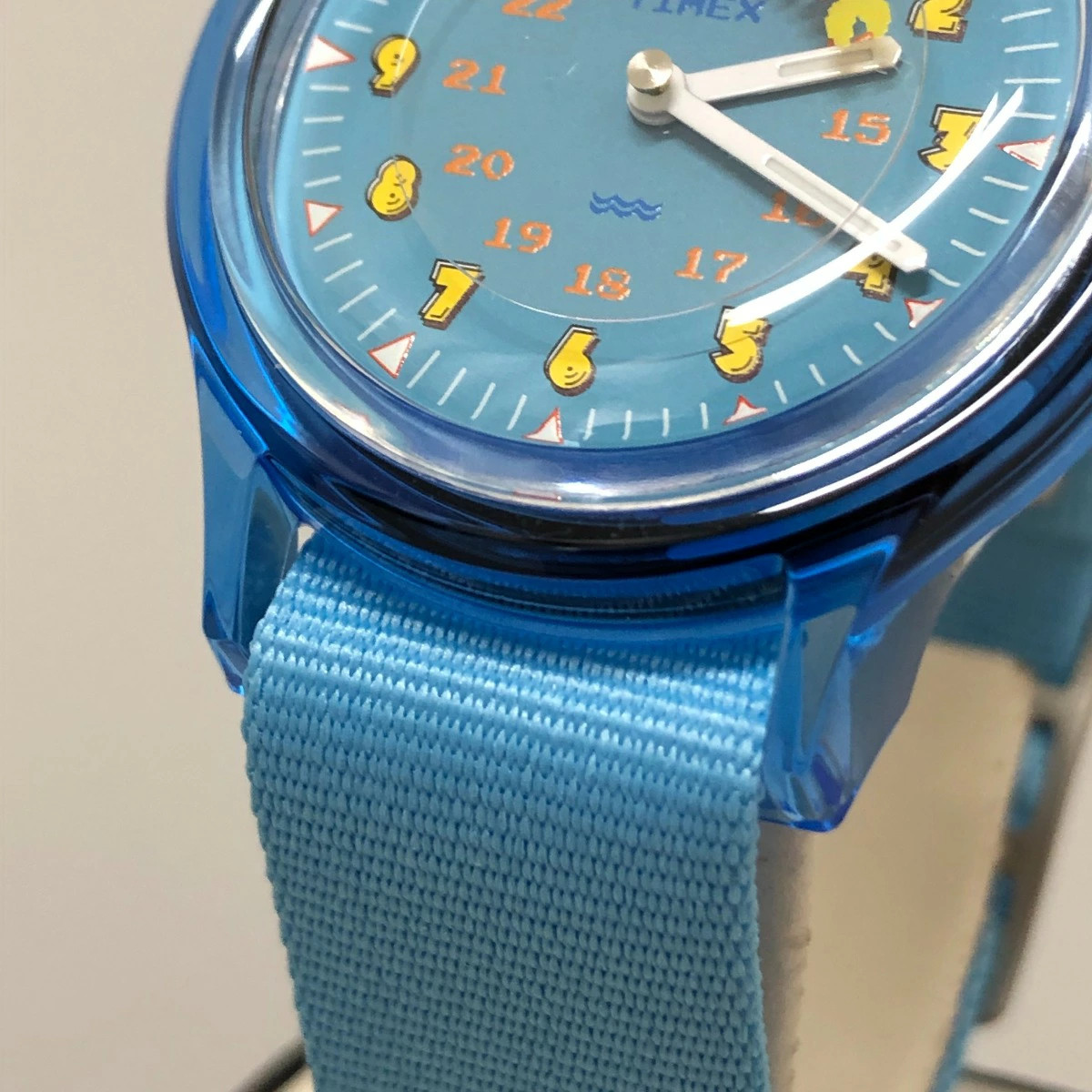 Timex x Pac-Man Camper TW2V94000 Quartz Watch Blue Nylon Strap LTD Edition ARank
