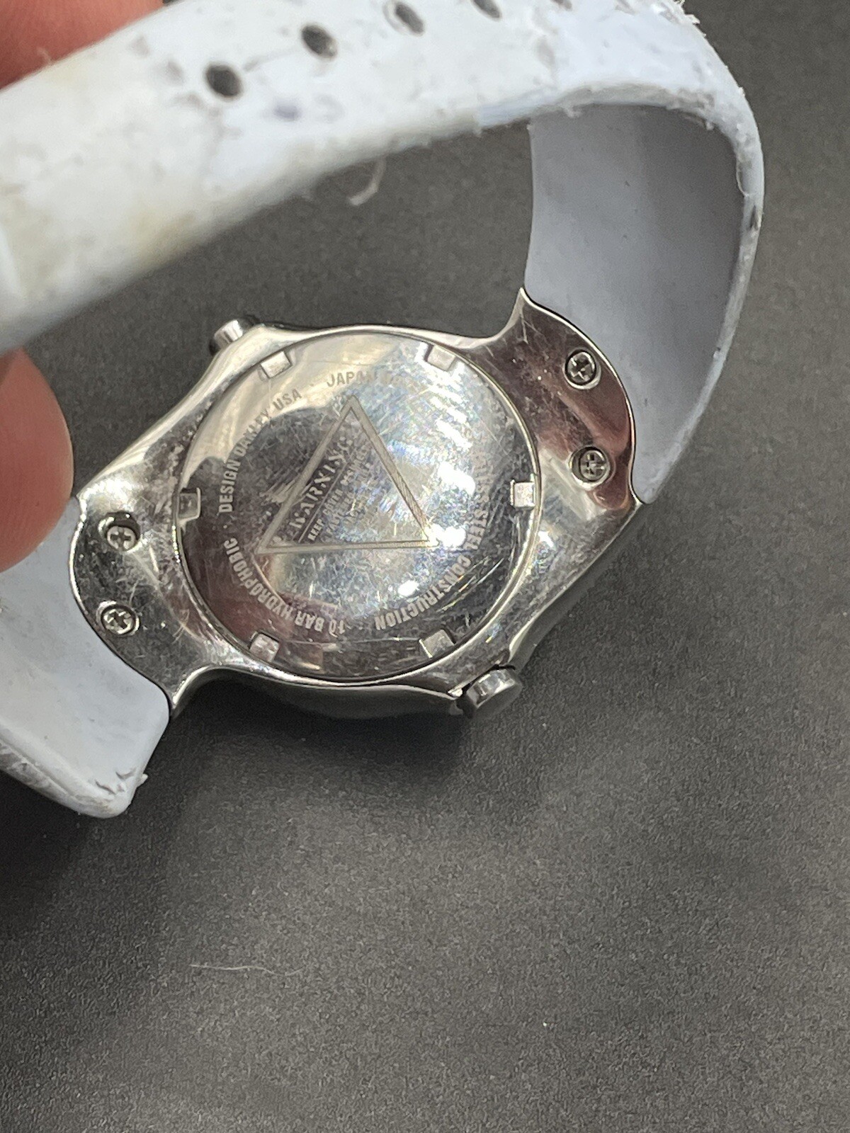 Oakley Crush 2.5 Polished Mother of Pearl Powder Blue Watch