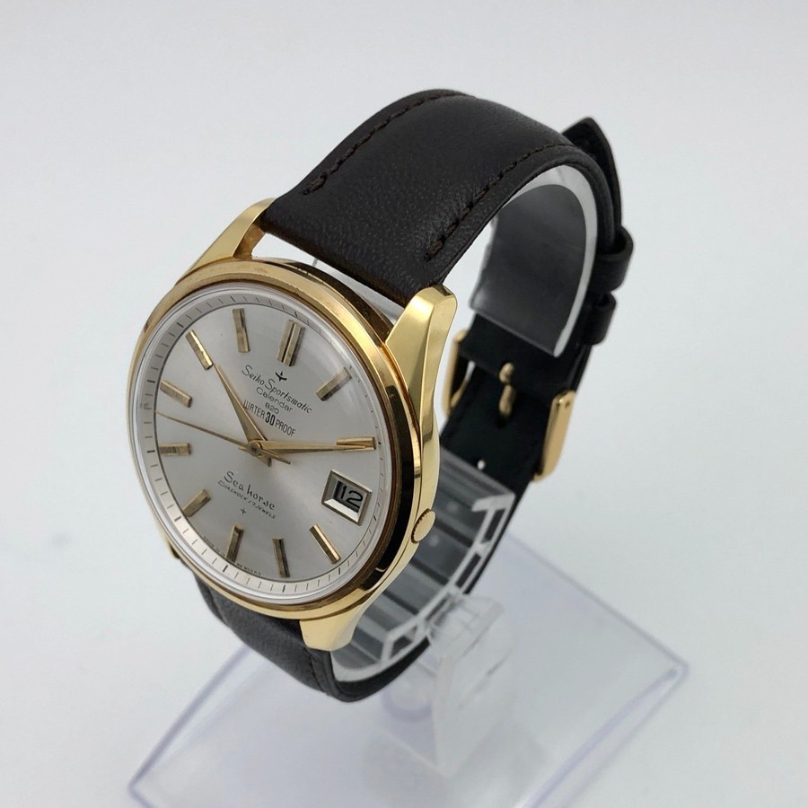 Rare Vintage 1964 SEIKO Sportsmatic Calendar 820 Seahorse 82800 Automatic #2528