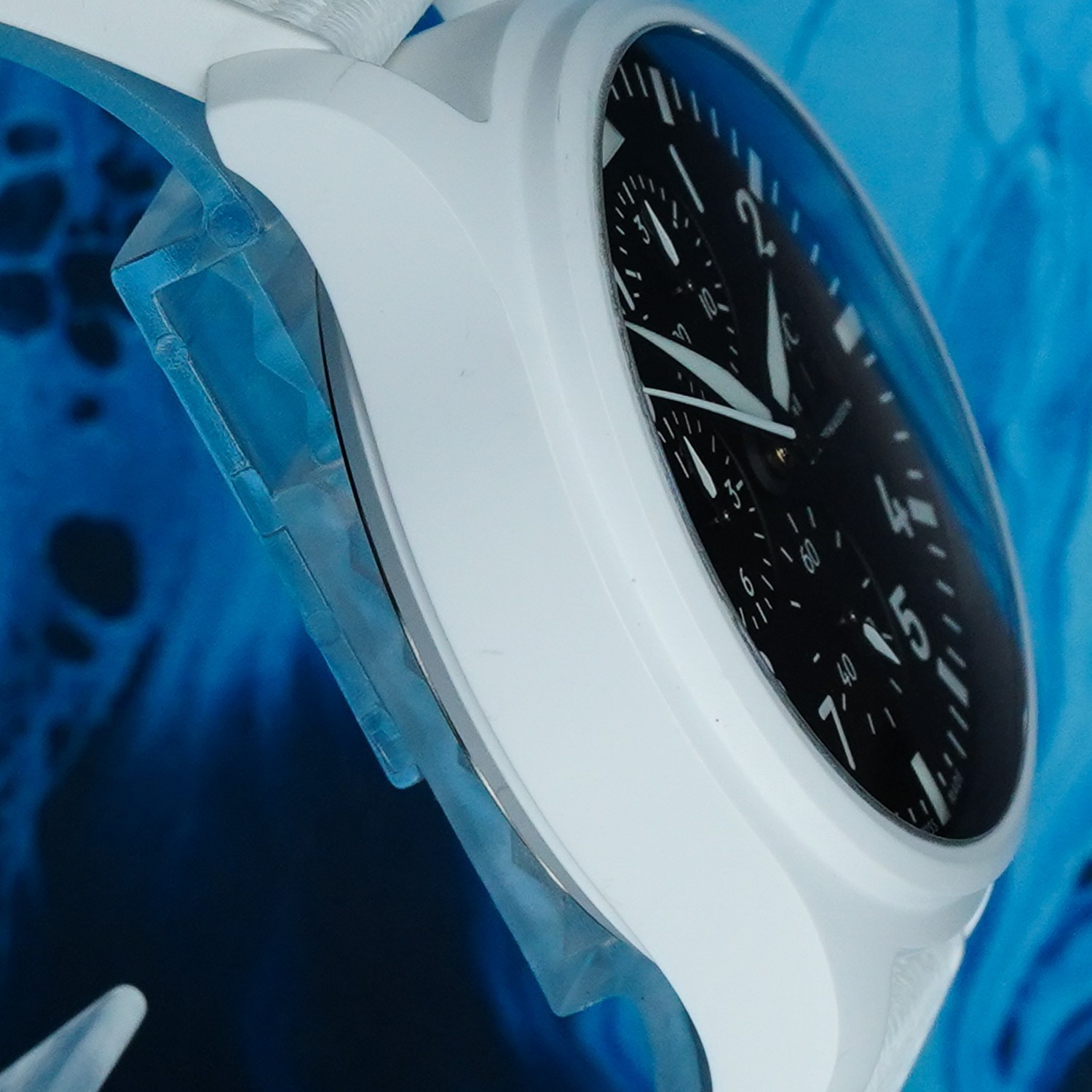 IWC Pilot Top Gun ‘Lake Tahoe’ White Ceramic Chronograph IW389105 2024 B&P