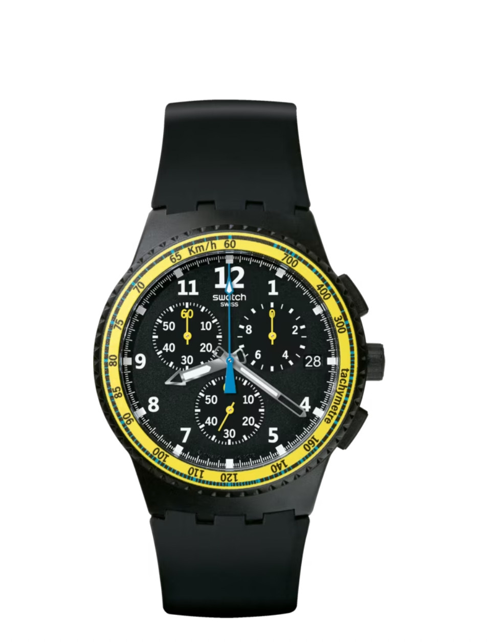 SWATCH LIMITED EDITION SWISS MADE SIFNOS MEN’S CHRONOGRAPH WATCH SUSB404
