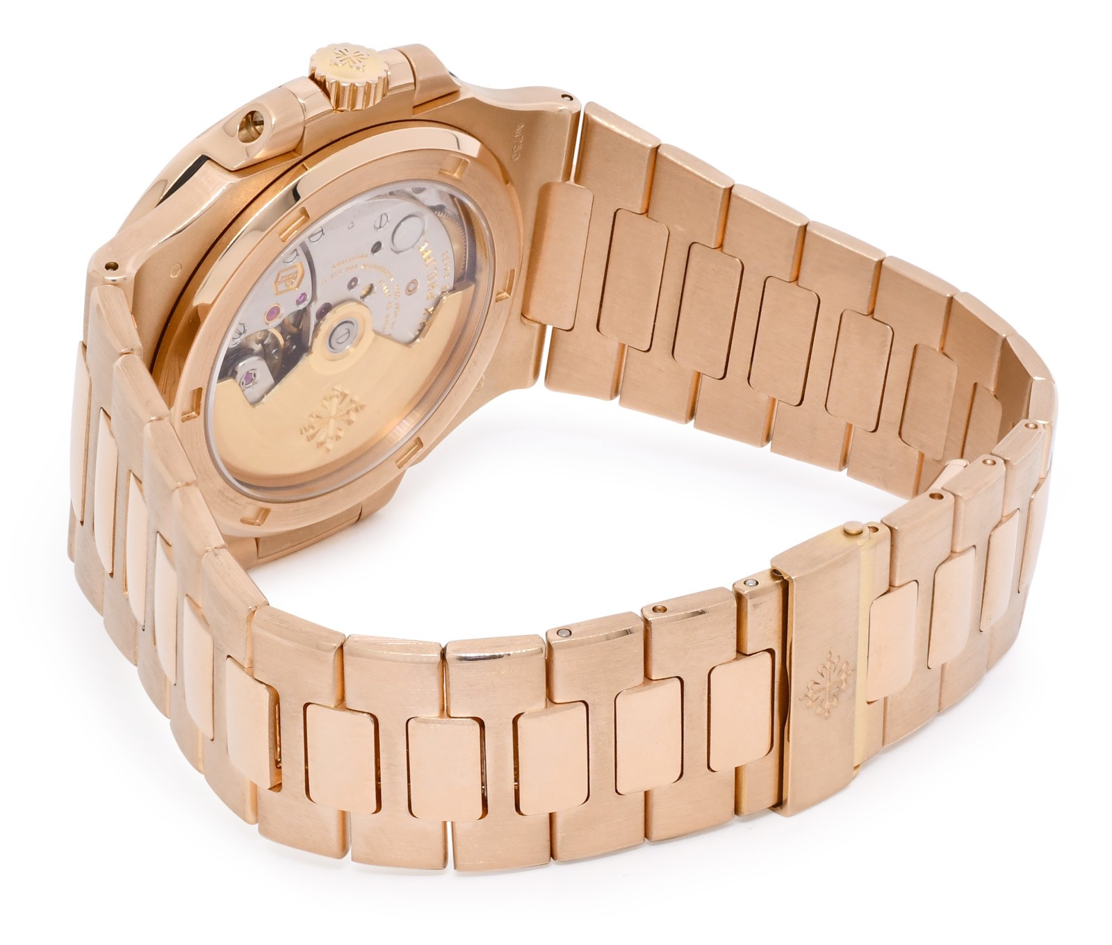Patek Philippe Nautilus 18k Rose Gold Brown Dial Mens 40mm Watch B/P ’18 5711/1R