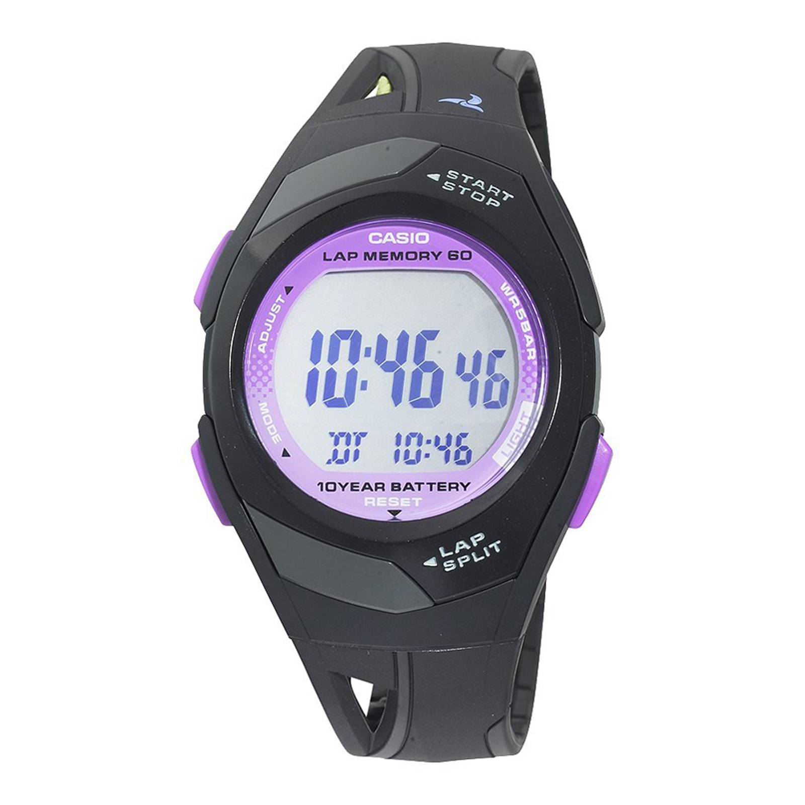 Casio Women’s Runner Eco Friendly Digital Black Resin Band 35mm Watch STR300-1C