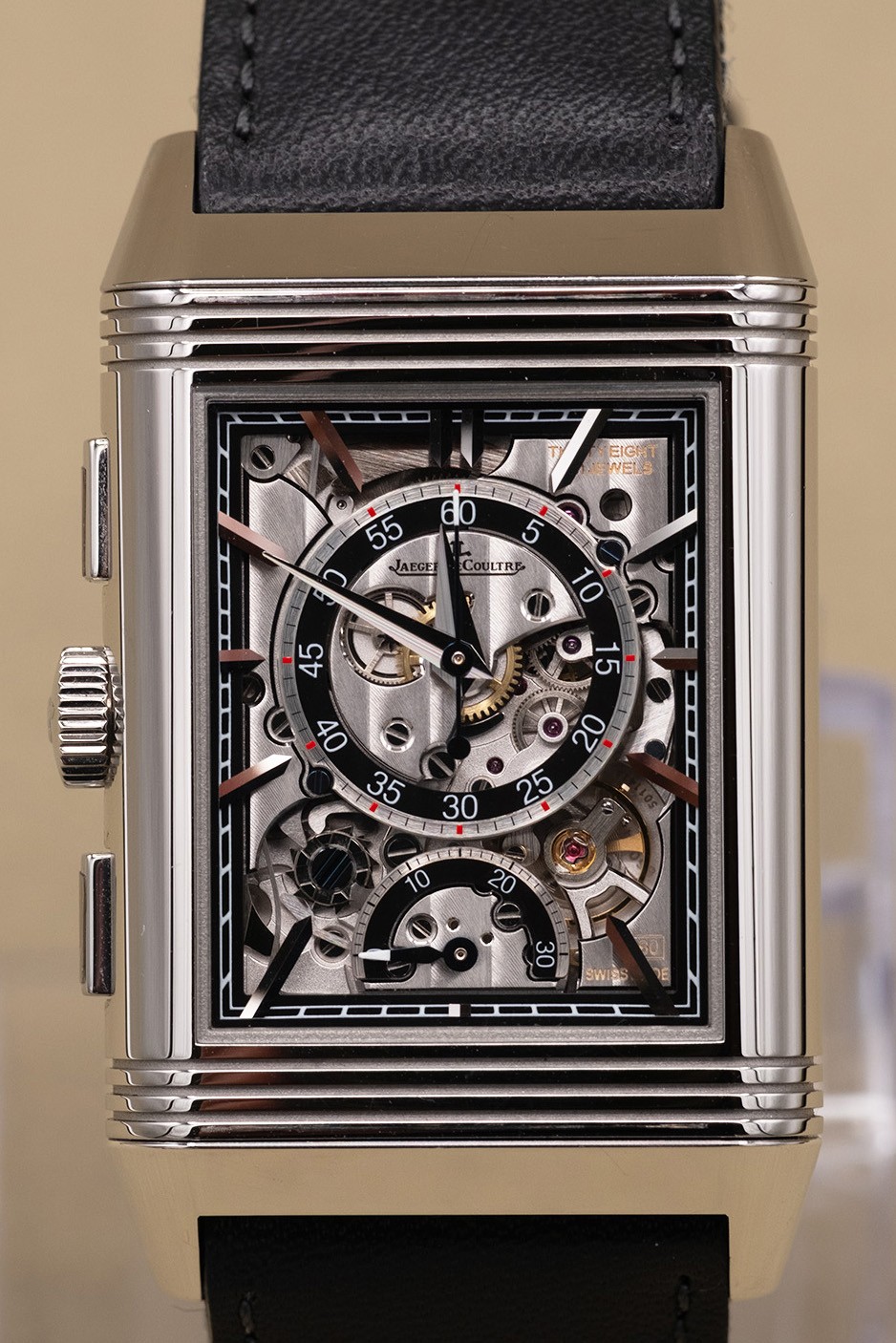 2026 Jaeger-lecoultre Reverso Tribute Chrono Blue, sunray-brushed Dial Complete