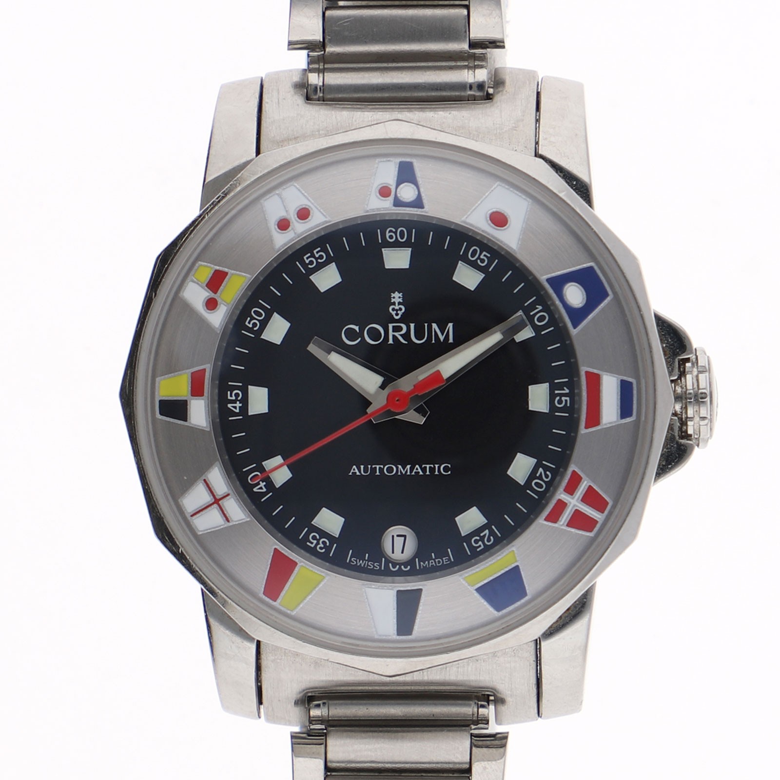 CORUM 145.430.20 Admiral’s Cup black Dial Automatic Stainless Steel Women’s