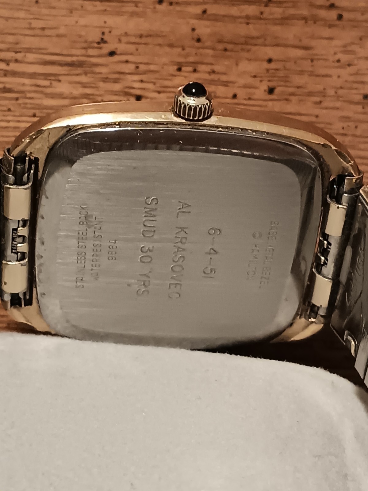 1981 Hamilton 9864 Masterpiece Swiss Quartz Mens Watch Day/Date NEW Battery