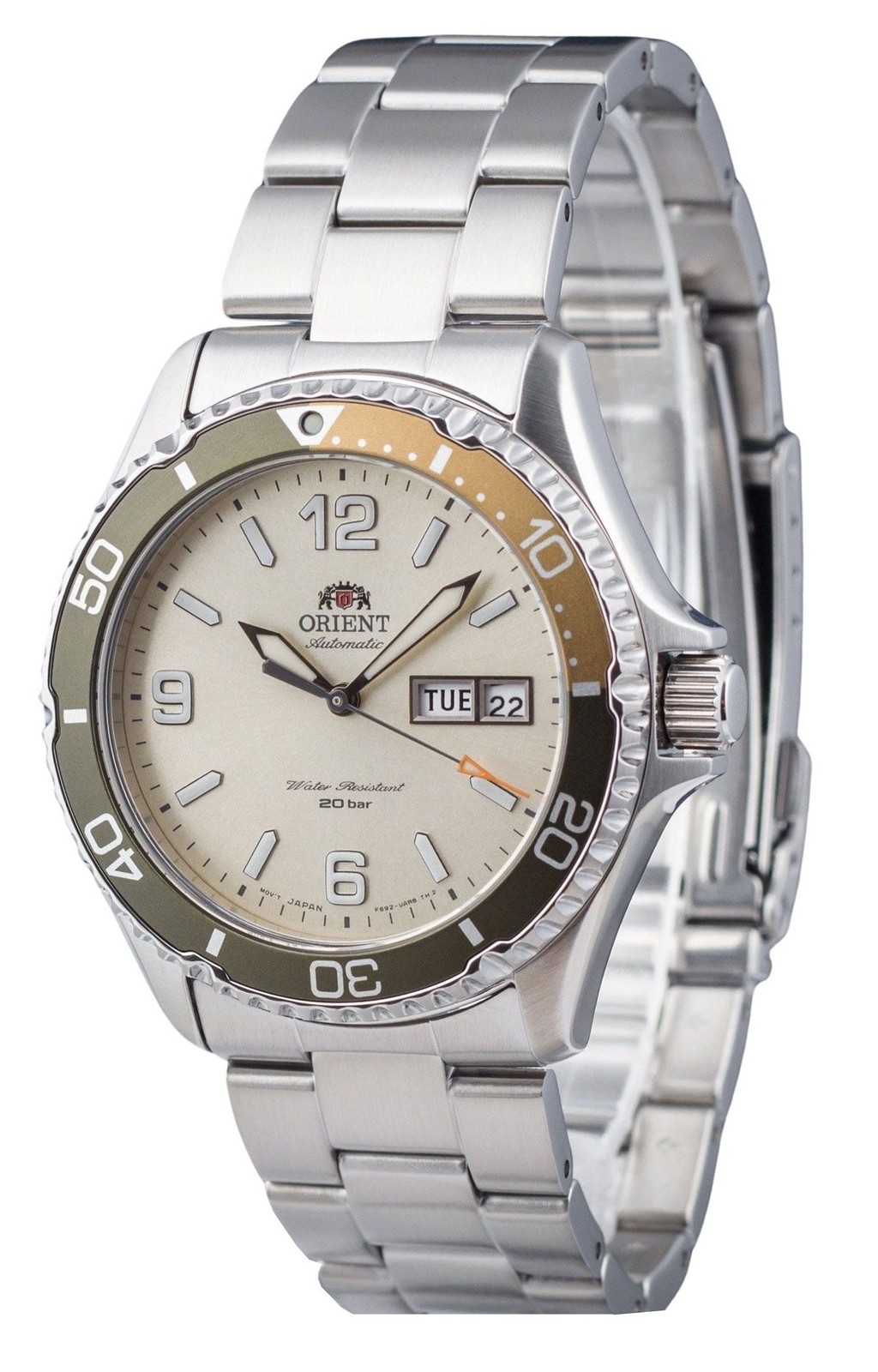 Orient Mako III Automatic Silver Dial Diver’s 200M RA-AA0821S19B Men’s Watch