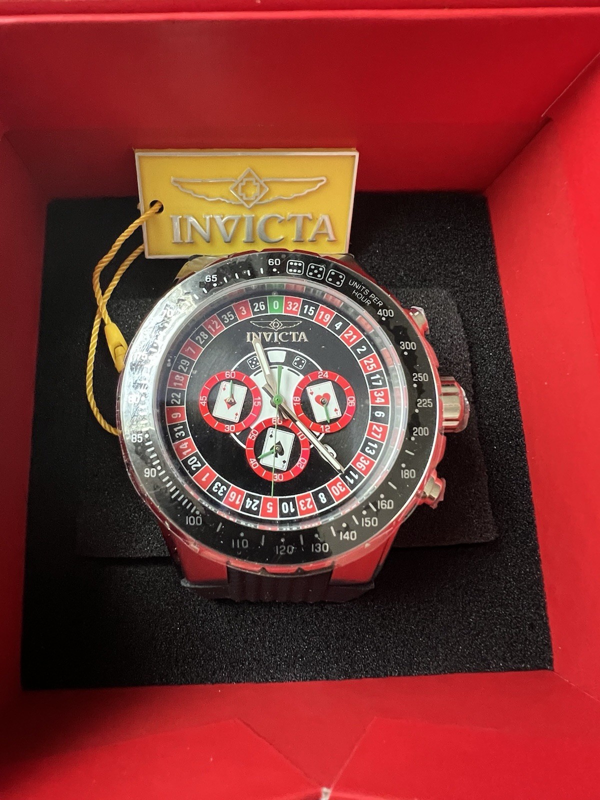 49850 Invicta Aviator Monte Carlo 50mm Gold black Mens Roulette Watch