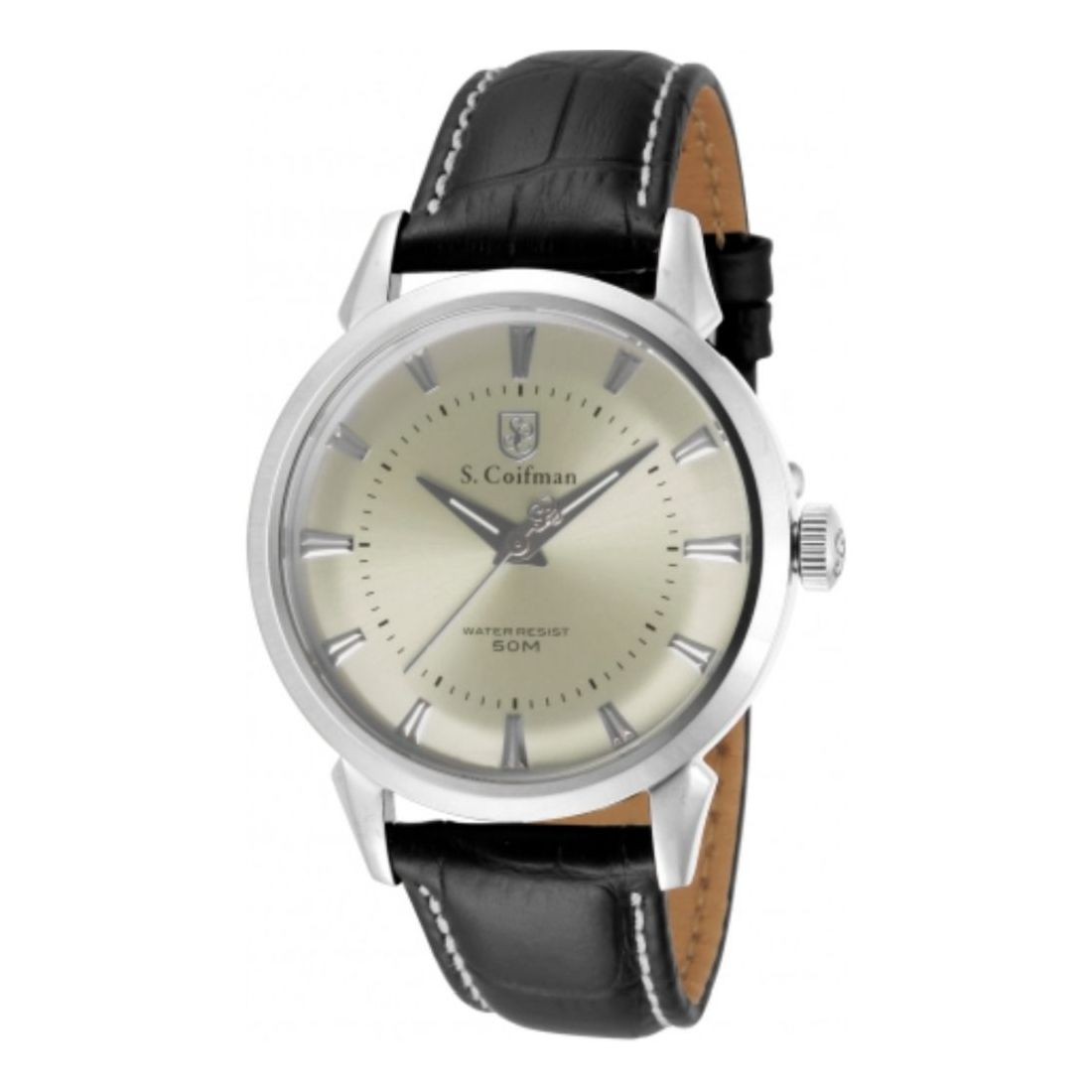 S. Coifman Heritage Men’s Champagne Dial Quartz Watch SC0284