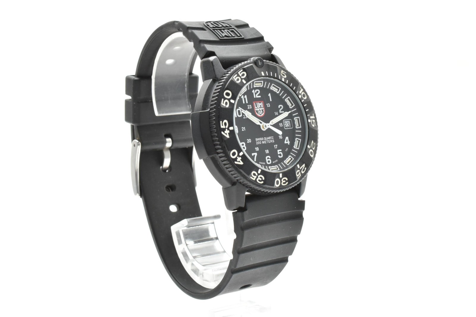 [NEAR MINT w/Box] LUMINOX 3000/3900 V3 Navy Seal Black Men’s Quartz Watch JAPAN