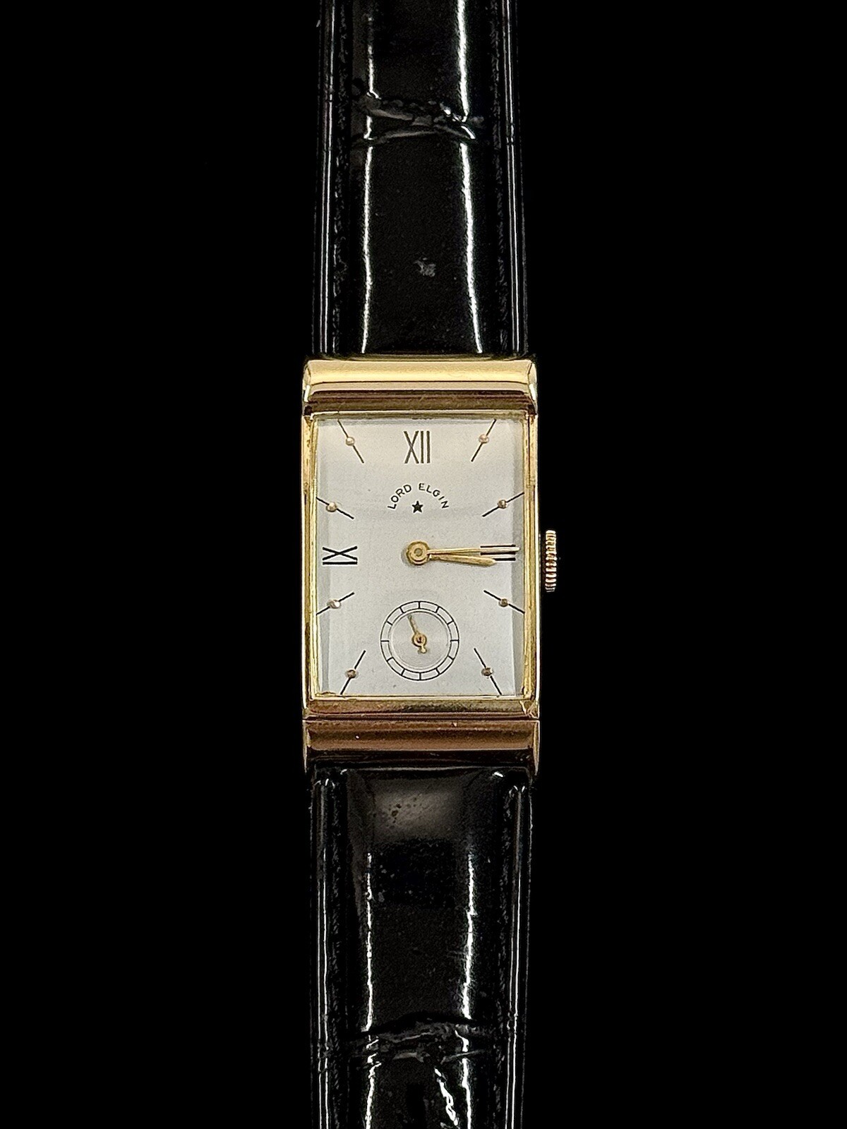 Vintage Lord Elgin 14k Solid Gold 11.1g Asymmetrical 21 Jewels BEAUTIFUL RUNS