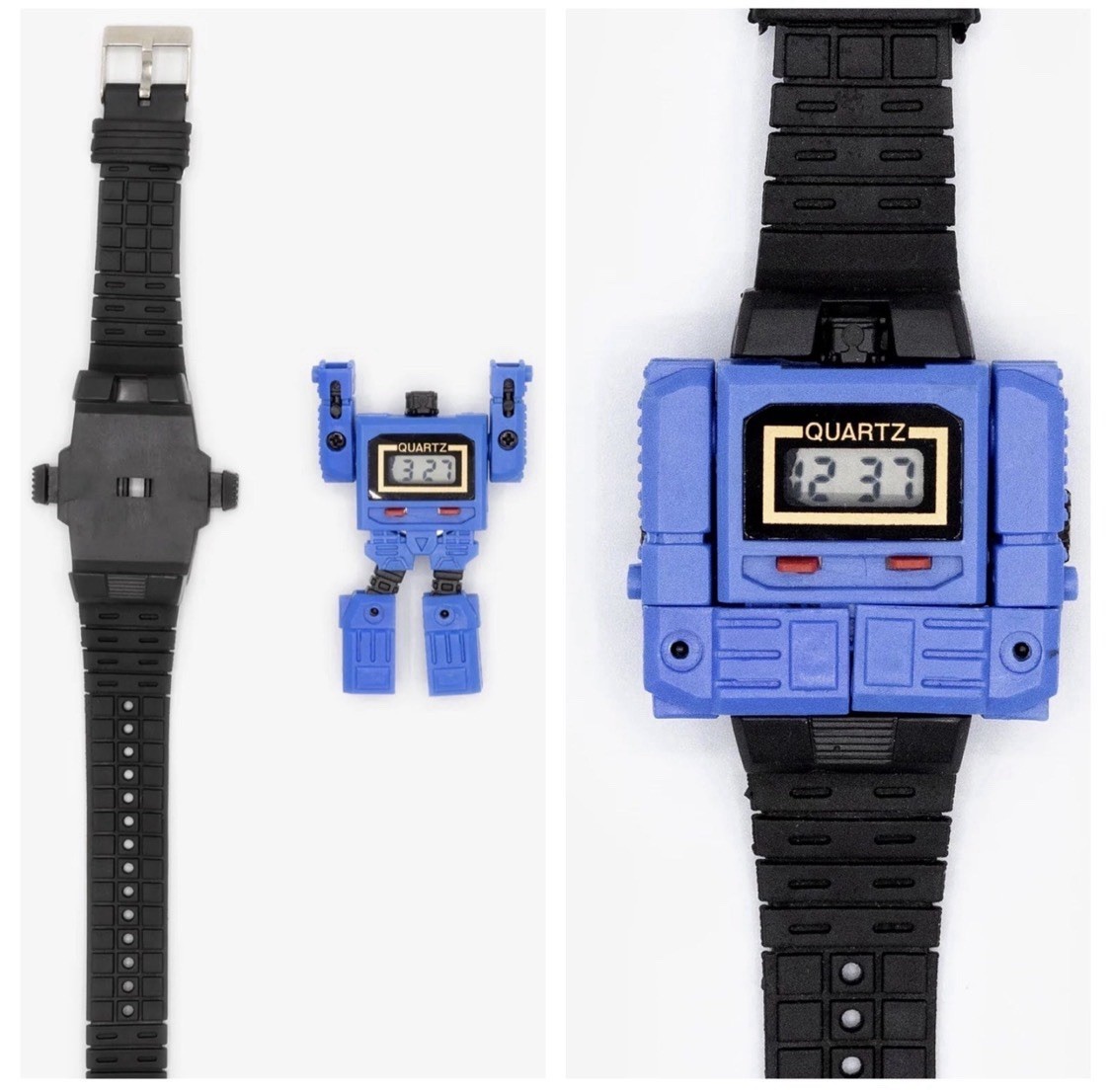 Robot Watch NEW Transforming Watch (Transformer Style ) Color Blue