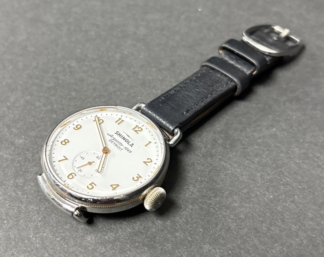 Shinola 38mm Canfield Unisex Watch Argonite-1069 Stainless Steel S0120000645