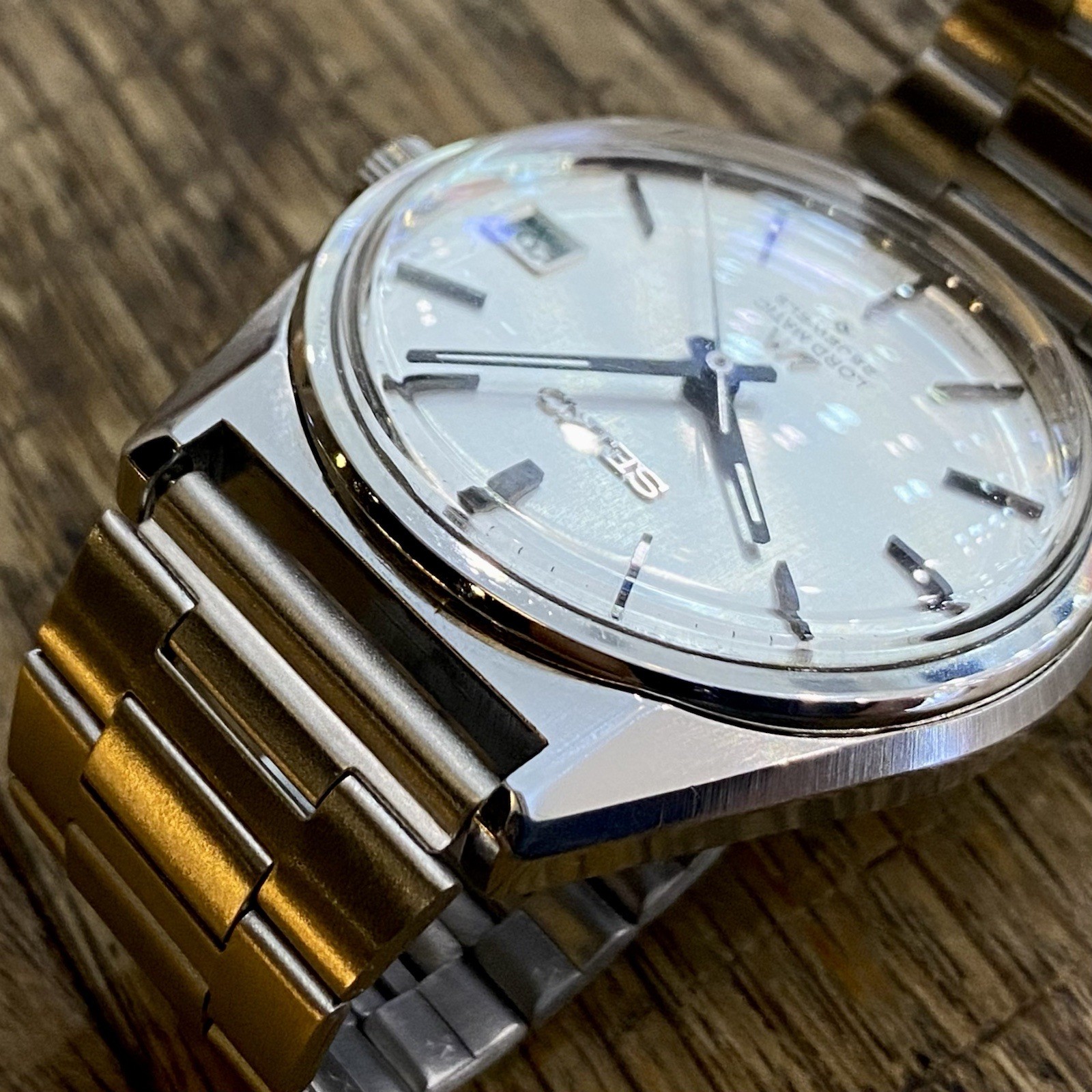 Vintage April 1970 Seiko Automatic LM LordMatic 5605-7020 GS Form On NOS Maruman