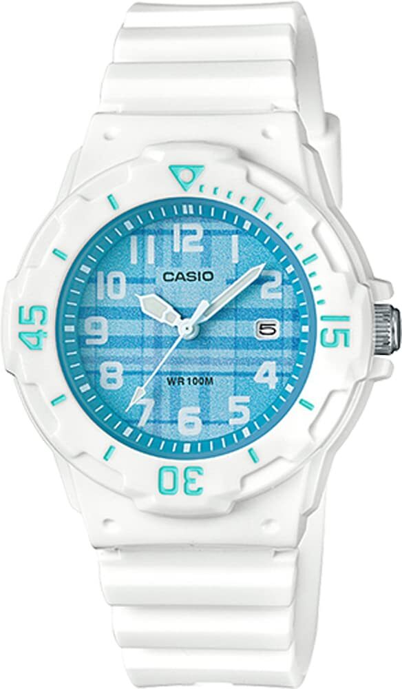 Casio Analog Wristwatch LRW-200H-2CV White x Blue
