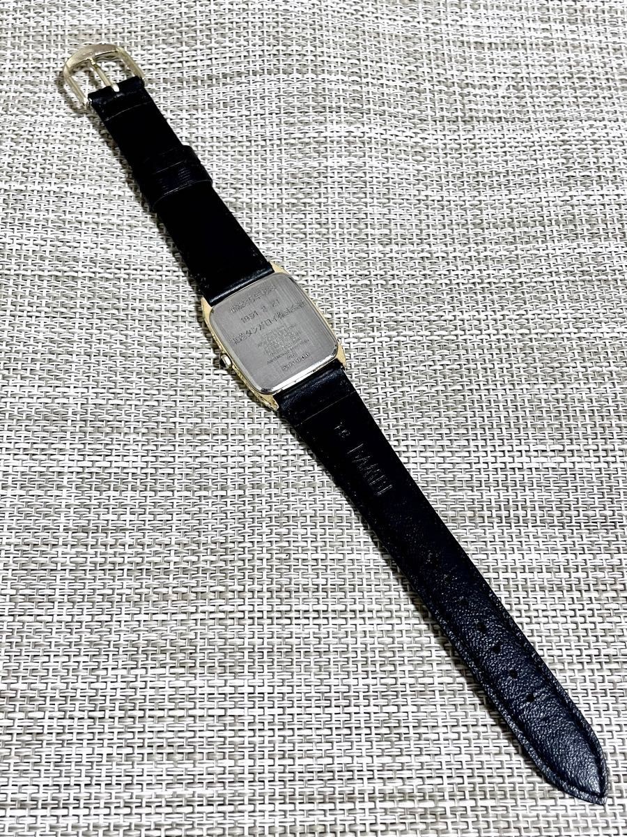 Rare vintage 1990 excellent condition working SEIKO CHARIOT HGP tank hard gold p