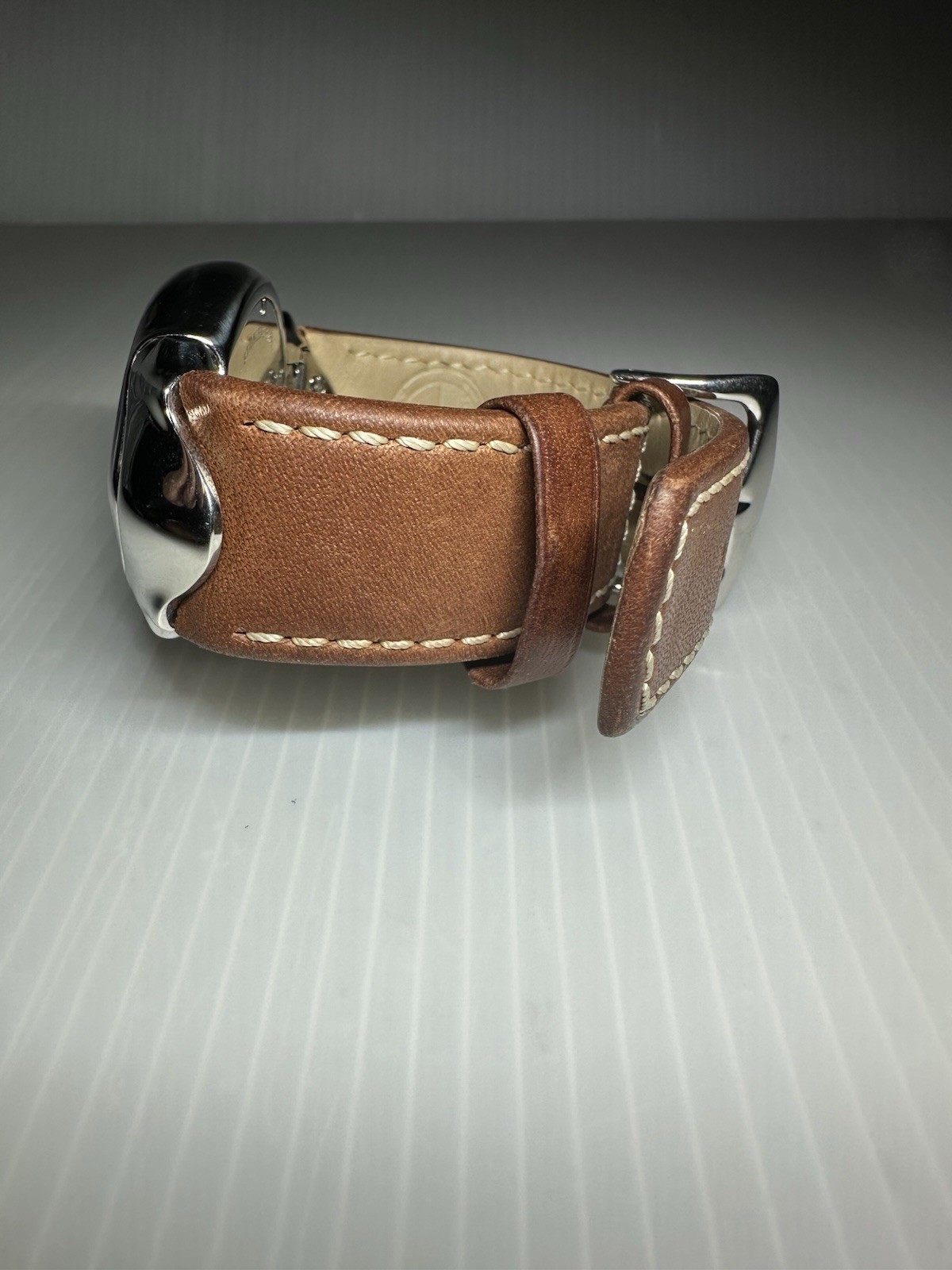 Oakley Judge II GMT Swiss Watch, Sapphire Crystal and Brown Leather Strap. 41mm