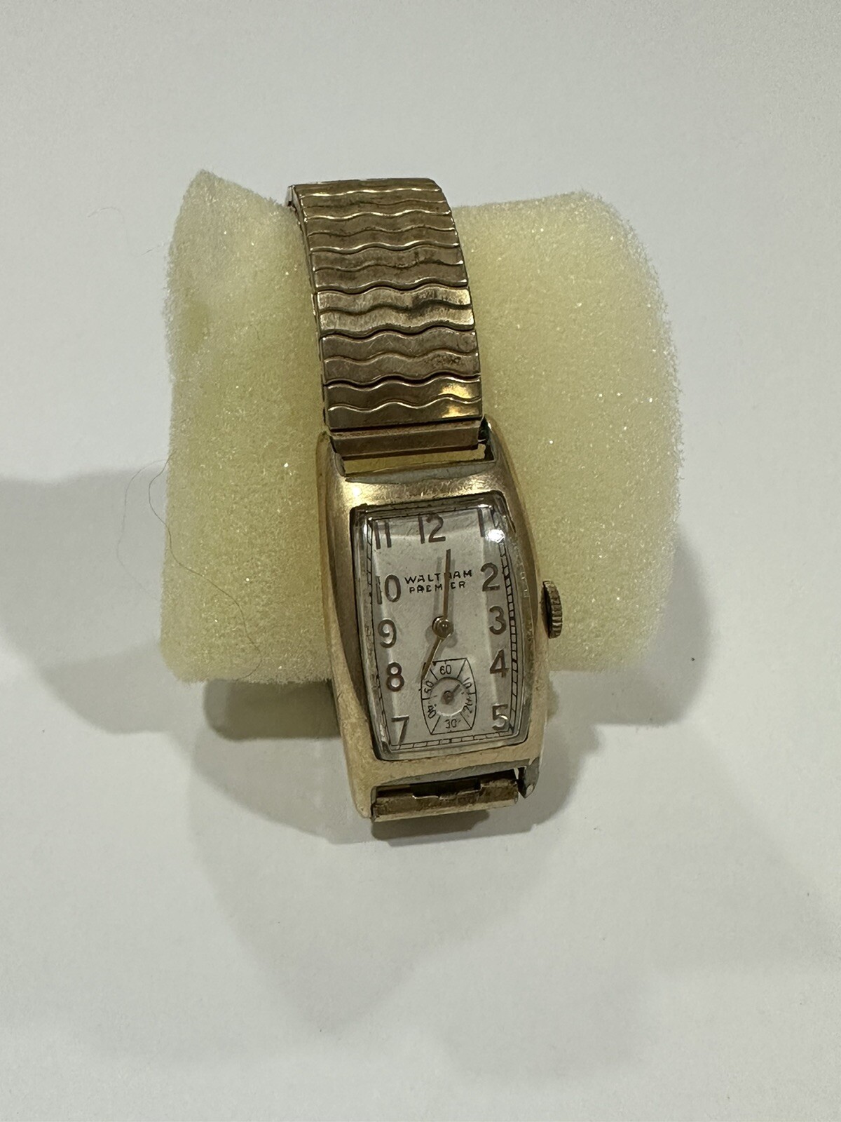 Waltham Premier 10kt Gold Filled Wrist Watch Works