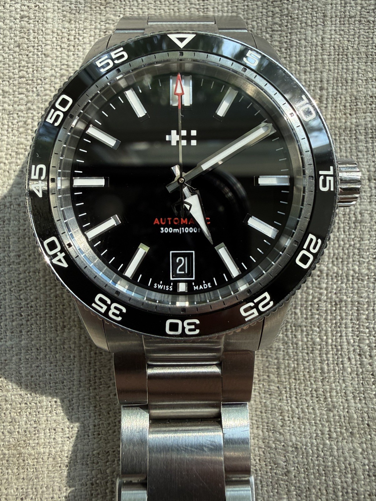 Christopher Ward C60 Trident Pro 300 Black Dial 38mm