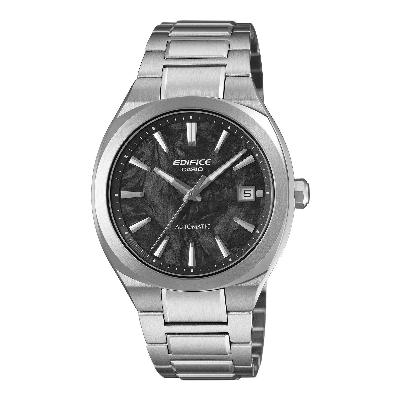 Casio Edifice EFK200CD-1A Motorsports Automatic Black Carbon Dial