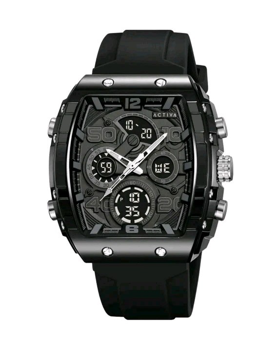 Activa X Invicta ACW8109-001 Men’s 45mm Digital Essentials Black Sport Watch