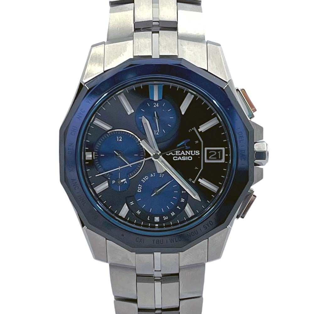 CASIO Oceanus Manta OCW-S6000-1AJF Black Men’s Used Watch #51020