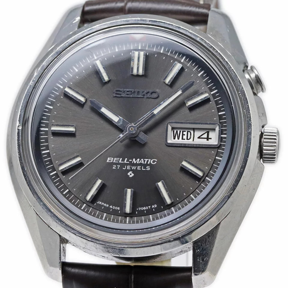 Seiko Bell-Matic 4006-7012 Automatic Alarm Watch Cal.4006A Vintage