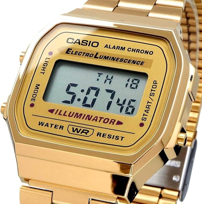 CASIO Original Quartz Unisex Wrist Watch A168WG-9 from Japan🔥