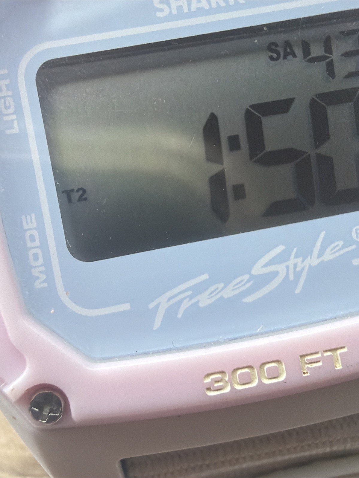 AW29 Shark Freestyle Caroline Marks Signature Shark Leashstrap Watch-Timer Works