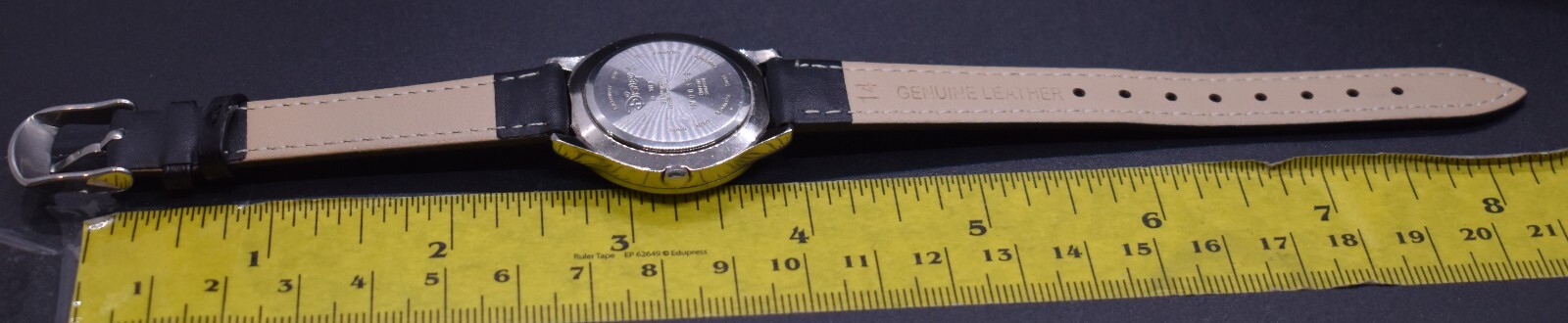 Vtg Mickey Mouse Sii Marketing Seiko Watch Disney NEW BATTERY & LEATHER BAND