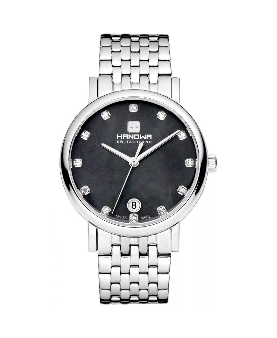 HANOWA Women Quartz Casual Watch Classic Dress Mother of Pearl Dial Waterproof R