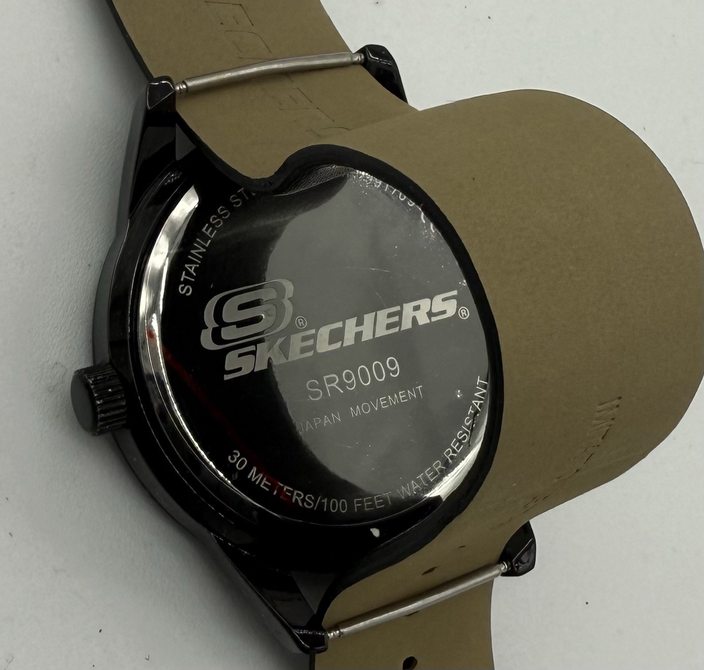Sketchers Black Mens Watch & Bracelet Set Brand New Open Box As Is Fast Shipping