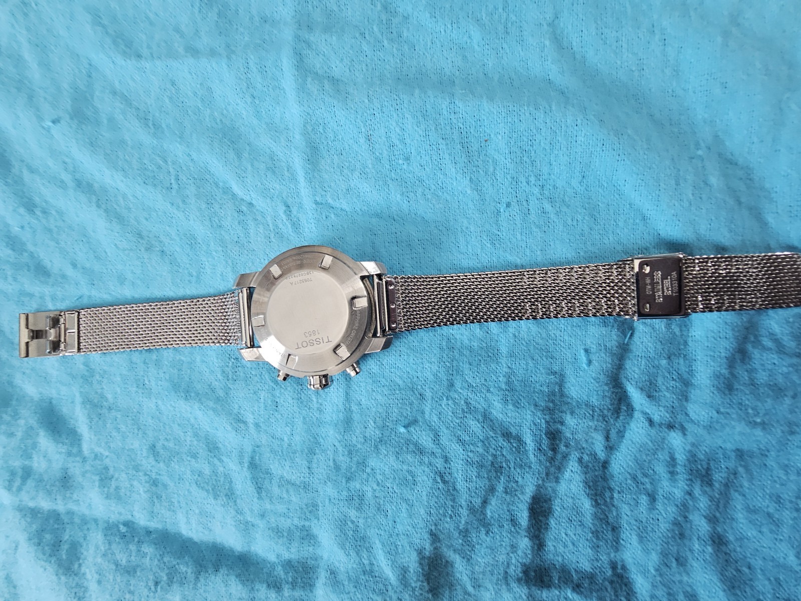 Tissot PRC 200 Chronograph Women’s Watch – Swiss Made, Steel mesh Band, T055217