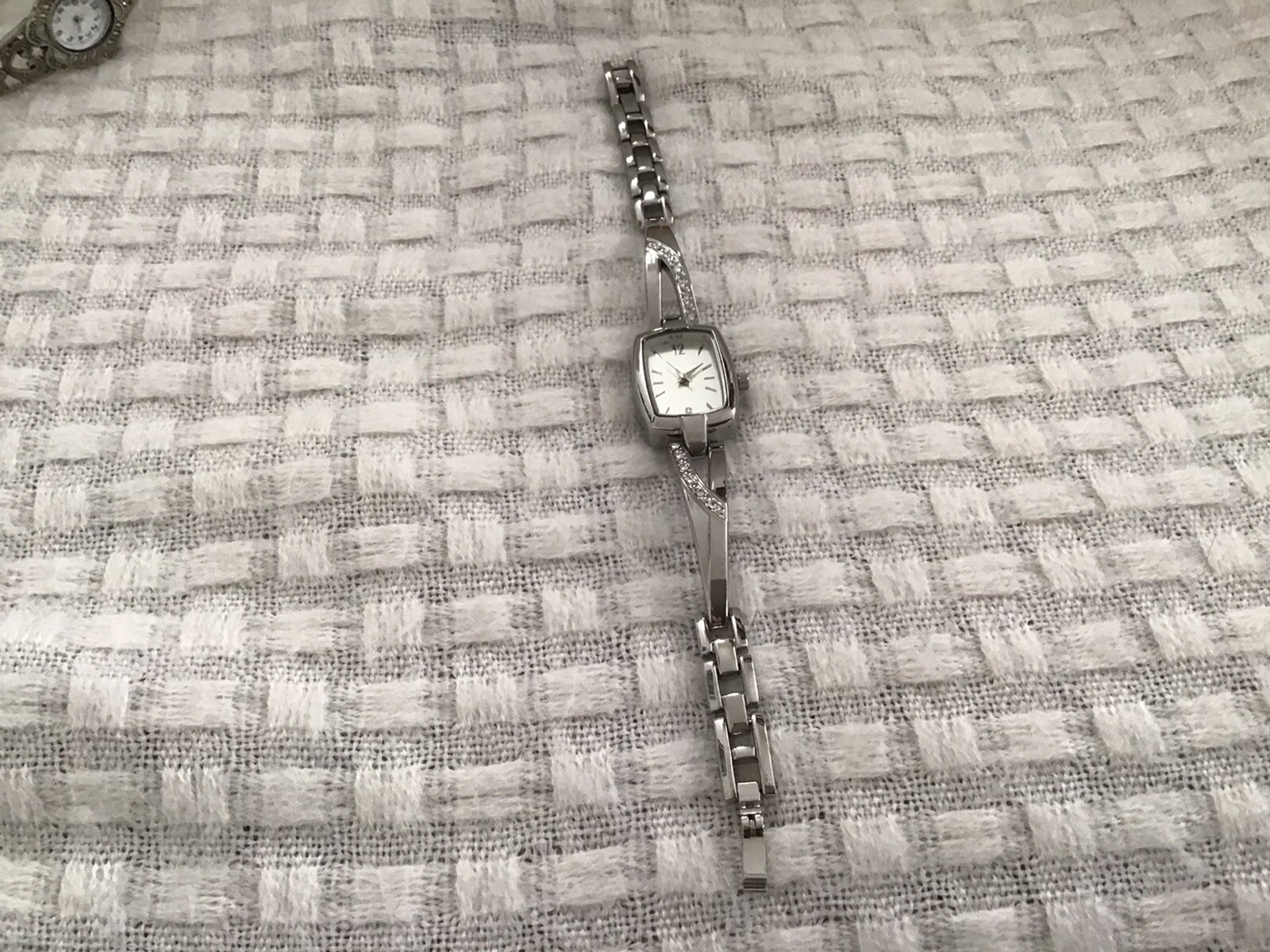 Marks And Spencer Ladies Wrist Watch. Stainless Steel. New Battery. FWO.