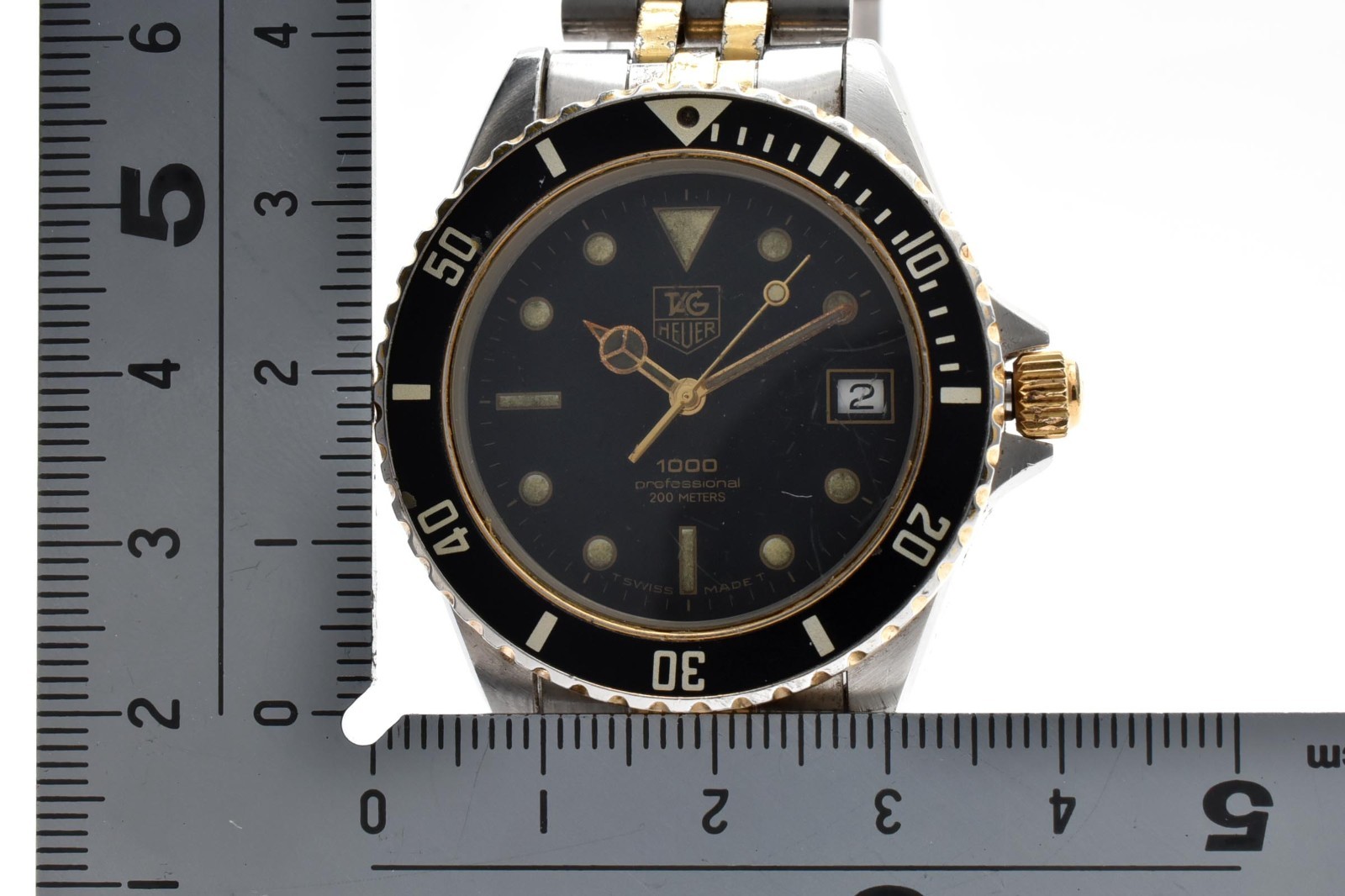 [EXC+4] TAG Heuer 1000 Professional 980.020N 200M Quartz Black Men’s Watch