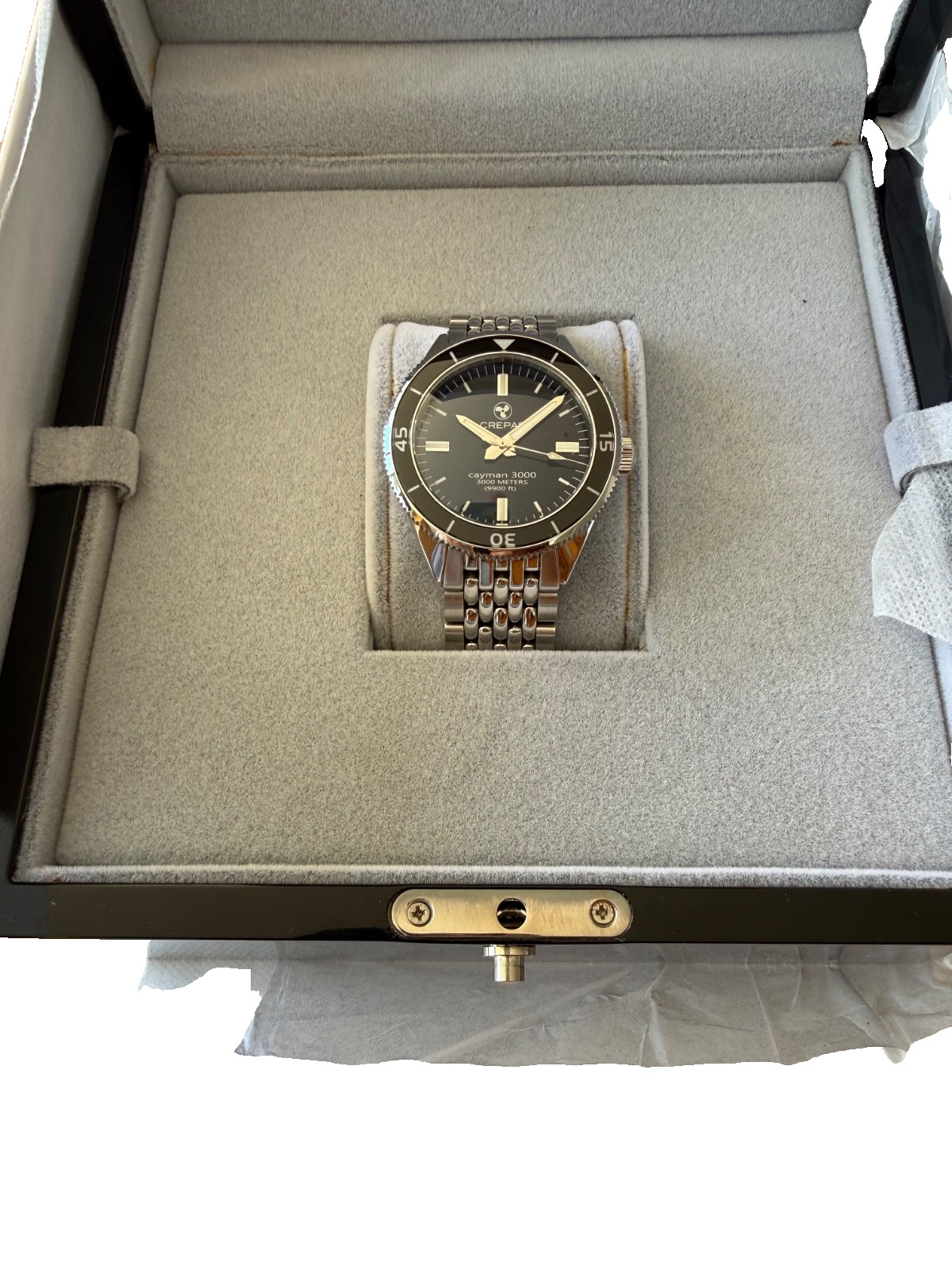 Crepas Cayman 3000m Professional Dive Watch Full Kit