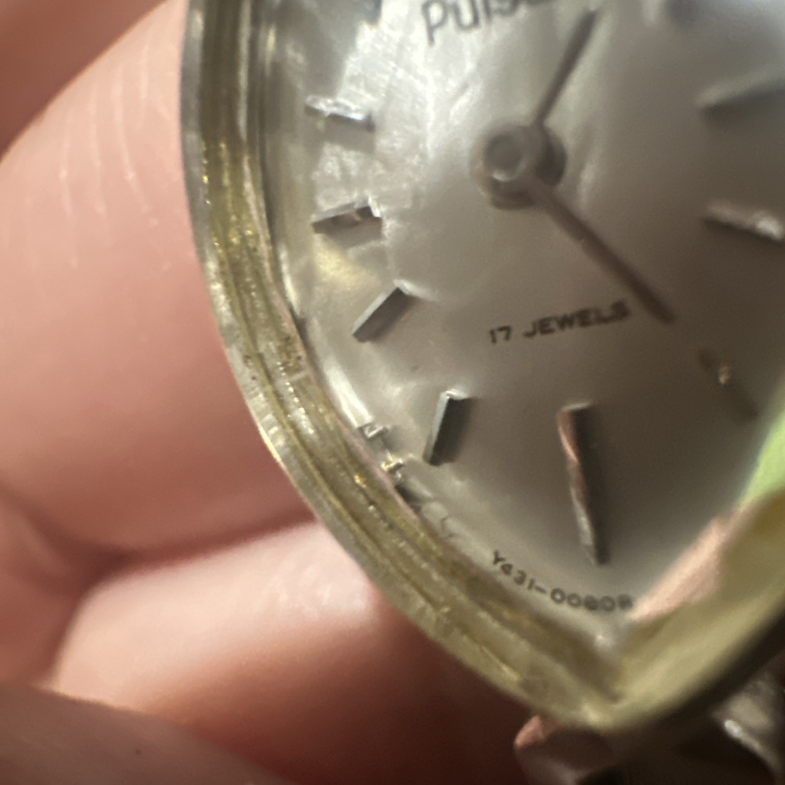Working Vintage Pulsar Manual Wind 17 Jewels Ladies Watch 15mm Fit 6in Read!