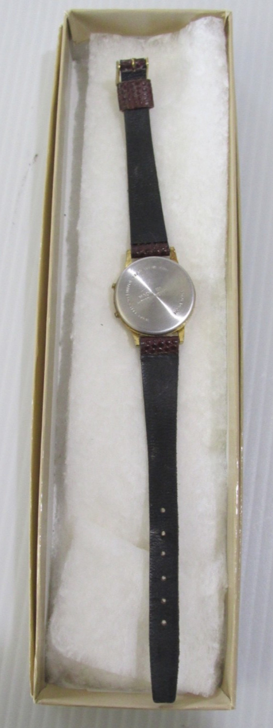 Givenchy Vintage Unisex Gold Plated Digital Wristwatch