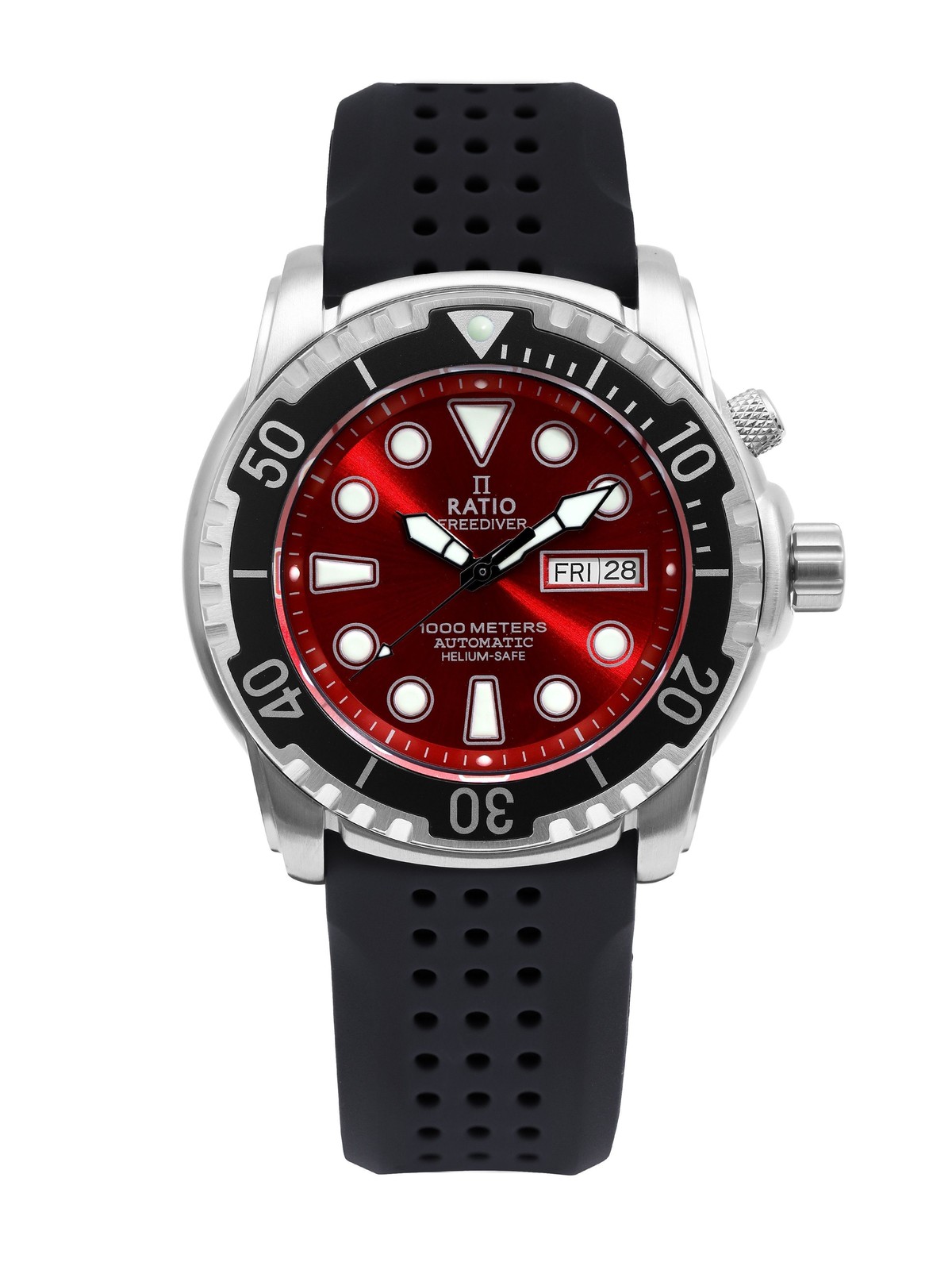 Ratio FreeDiver Automatic Red Dial Diver’s 1068HA90-34VA-RED-V02 Men’s Watch