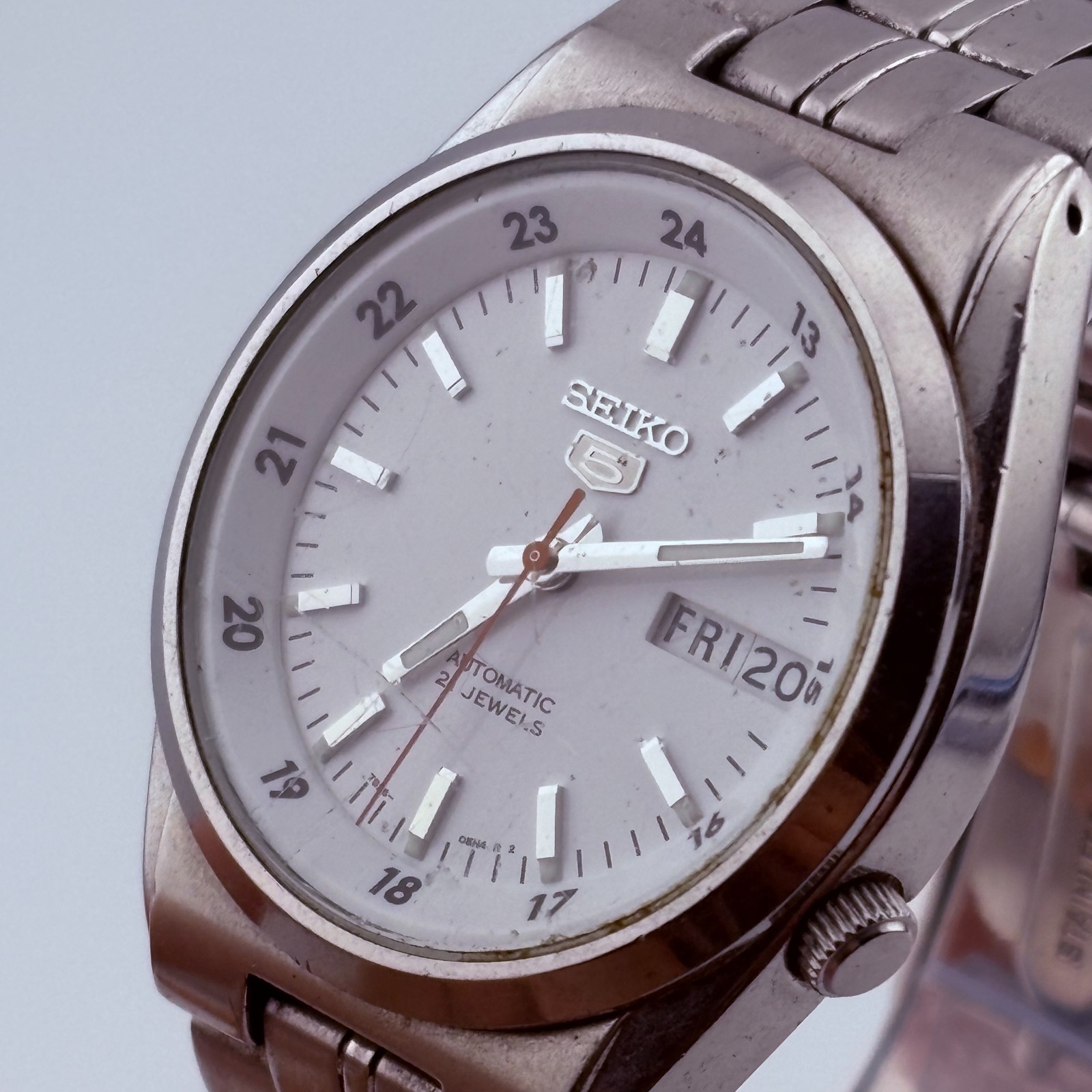 SEIKO Seiko5 7S26-02C0 Automatic See-through lining day date 21JEWELS 34.1mm