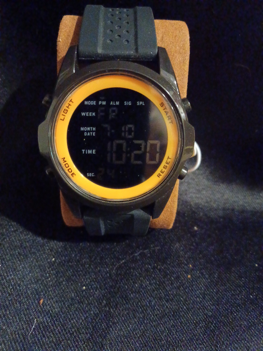 George 52mm Black Tone Large Digital Watch, # FMDOGE032, Run (Lot2413)