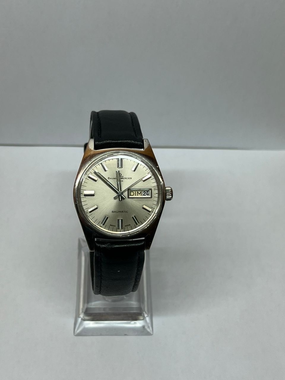 Baume & Mercier Baumatic Automatic Large 36mm Vintage Wristwatch