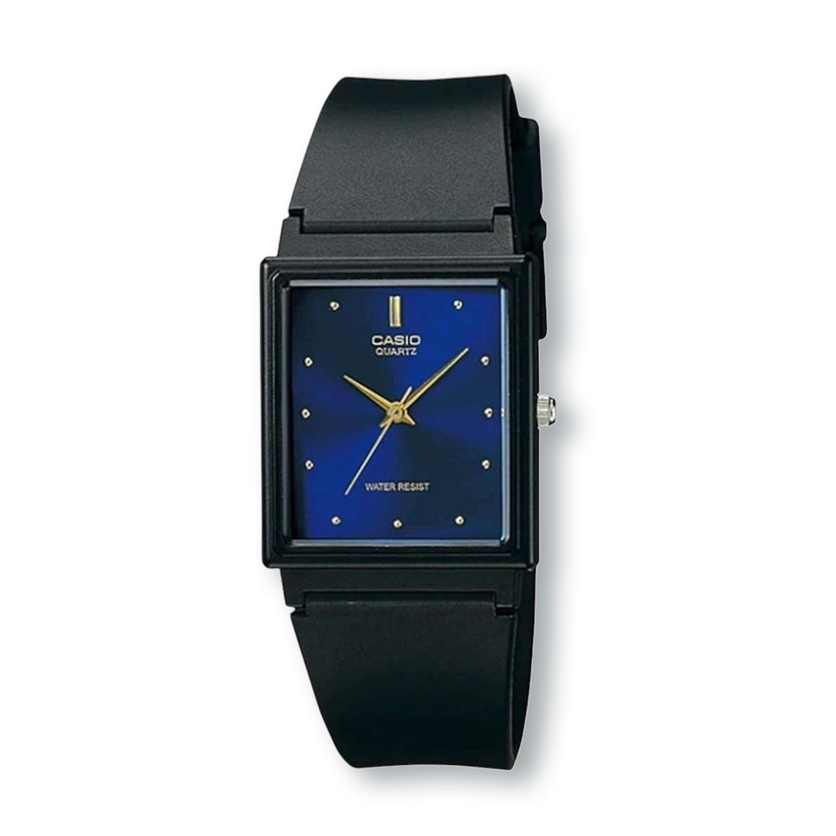 CASIO MQ-38-2A Unisex Black Analog Fashion Watch with Blue Dial