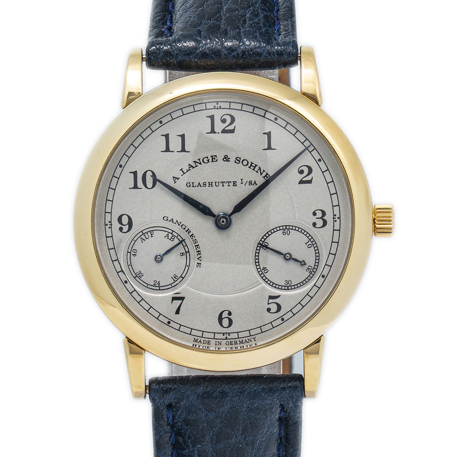 A.Lange & Sohne 221.021 1815 Up Down W/Archives18k Yellow Gold Manual Watch 36mm
