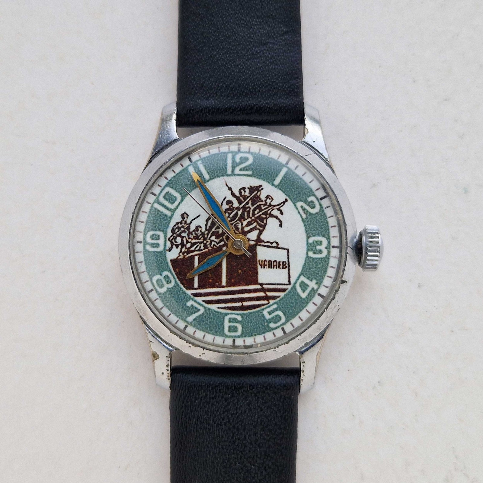POBEDA Chapaev Vintage Soviet Mechanical watch 1MChZ 1960’s