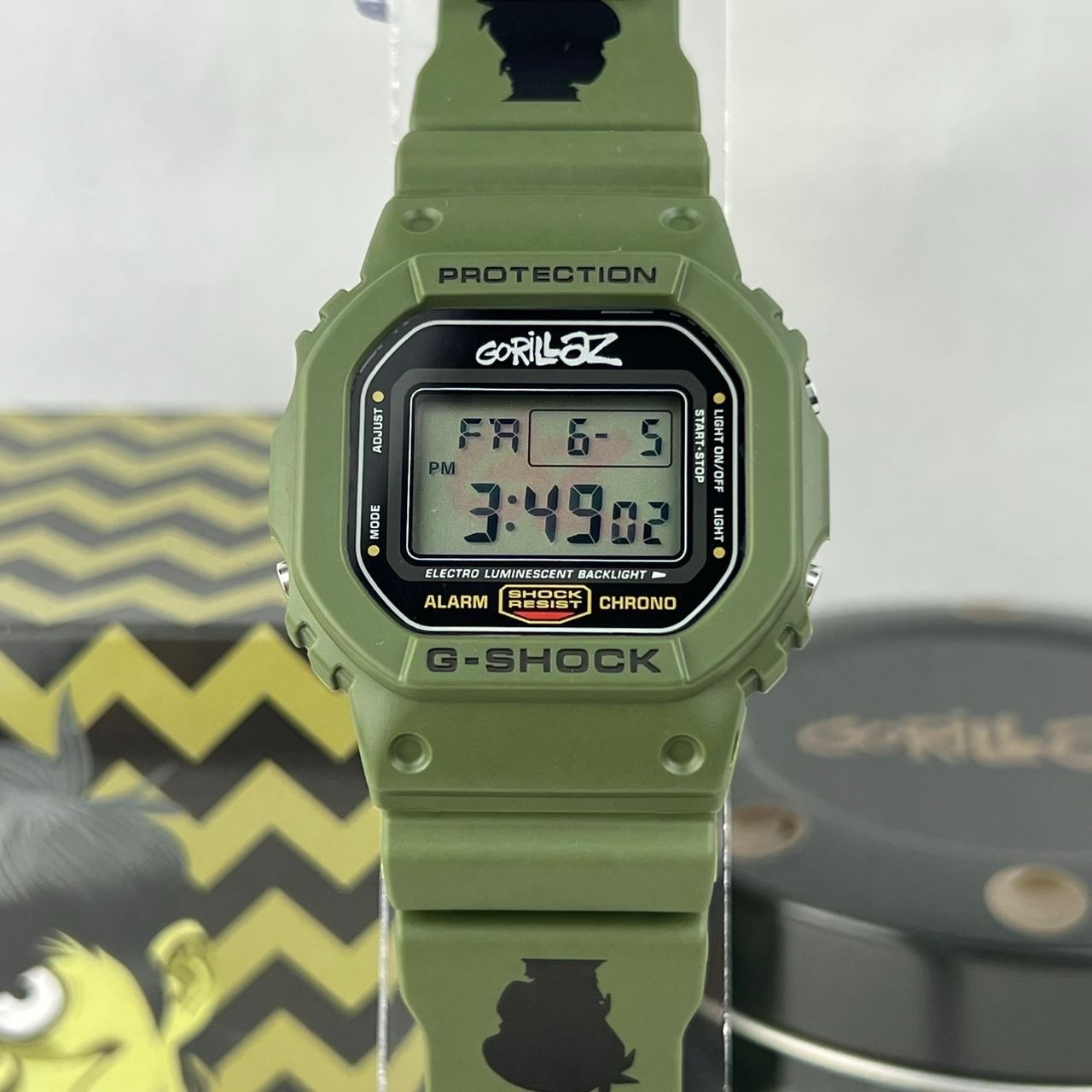 CASIO G-SHOCK × GORILLAZ MURDOC LIMITED EDITION DW-5600GRLZM-3